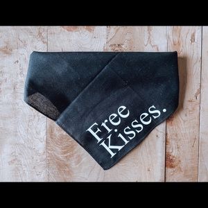 Free Kisses Dog Bandanna